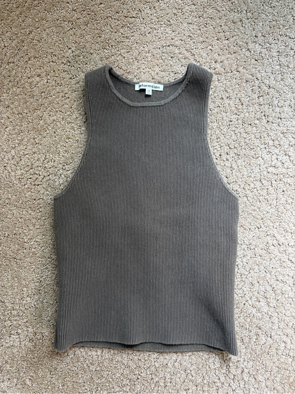 Reformation Ribbed Tank Top